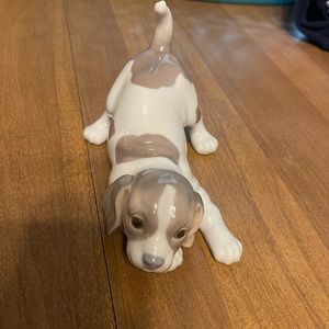 Lladro playful puppy figurine